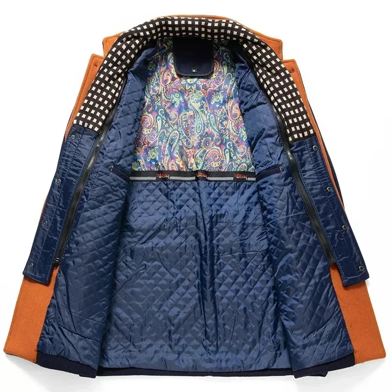 Everett – Abrigo de Invierno en Mezcla de Lana para Hombre
