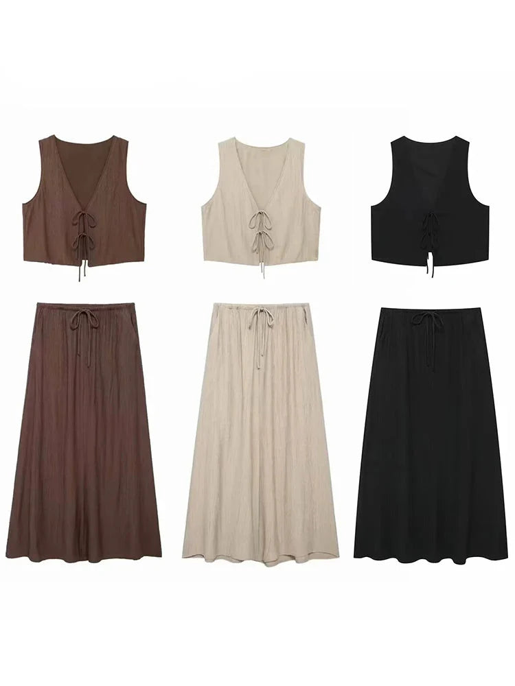 Conjunto Amina – Elegancia Casual en Dos Piezas
