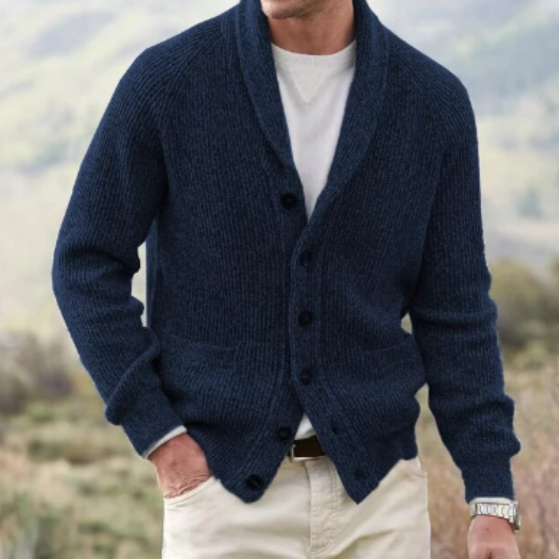 Jacobo Vintage – Chaleco de Lana para Hombre con Cuello en V