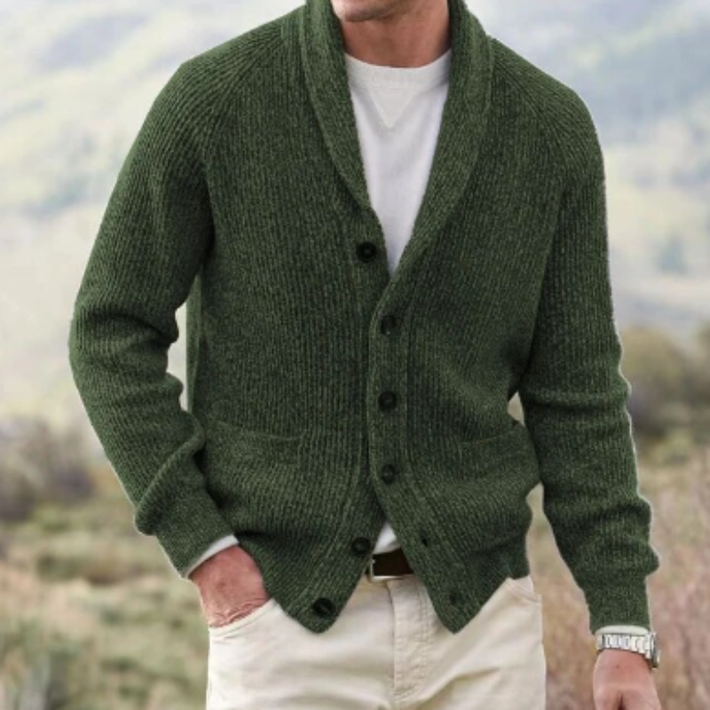 Jacobo Vintage – Chaleco de Lana para Hombre con Cuello en V