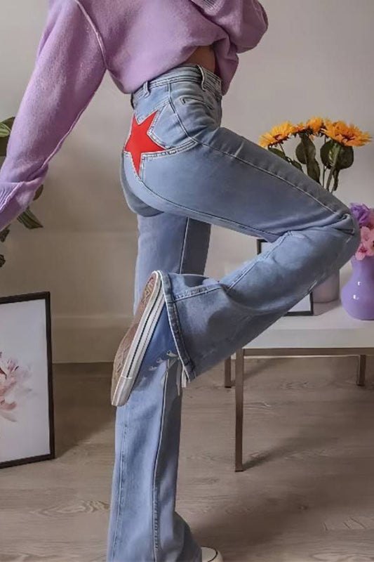 Jeans Acampanados Retro Star
