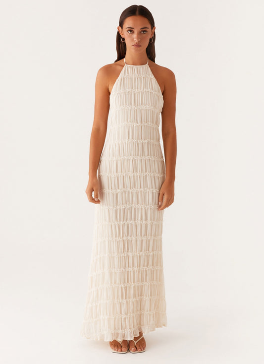 Léa| El Encanto Bohemio en una Elegante Maxi Vestido