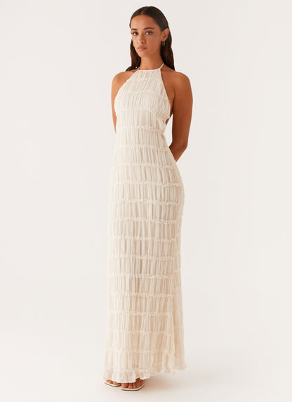 Léa| El Encanto Bohemio en una Elegante Maxi Vestido
