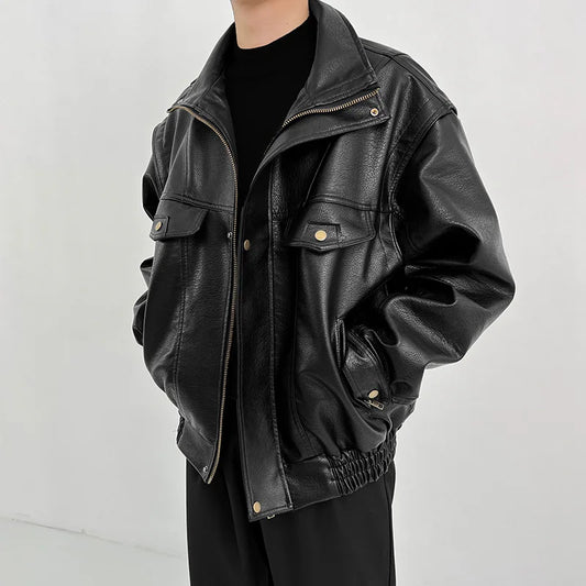 Dylan – Chaqueta de Cuero Vintage para Motociclista