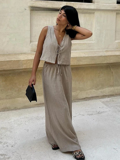 Conjunto Amina – Elegancia Casual en Dos Piezas