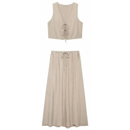 Conjunto Amina – Elegancia Casual en Dos Piezas