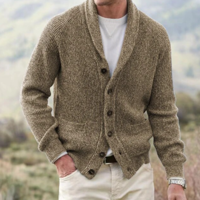 Jacobo Vintage – Chaleco de Lana para Hombre con Cuello en V